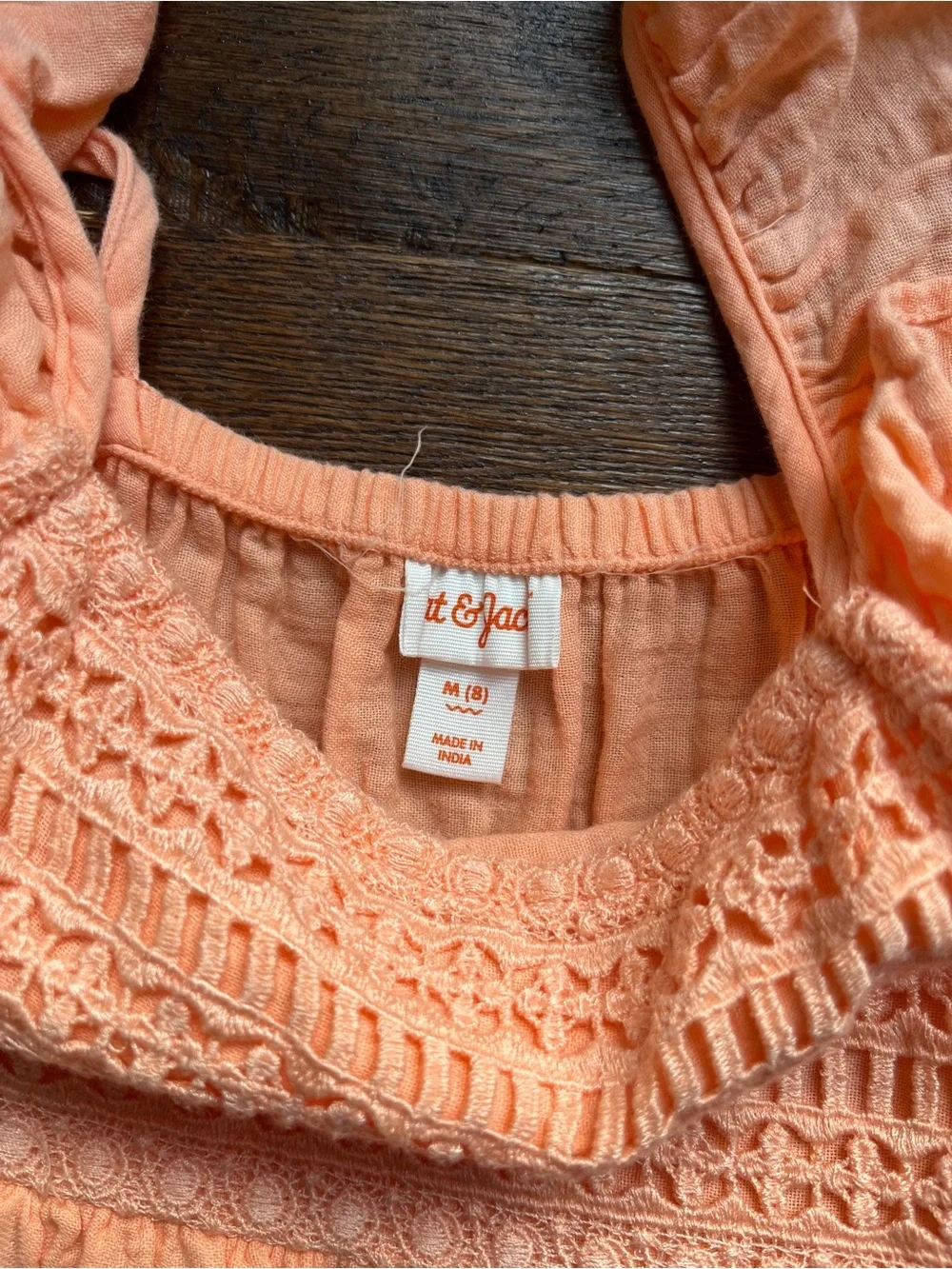 Cat & Jack Peach Smocked Sundress
